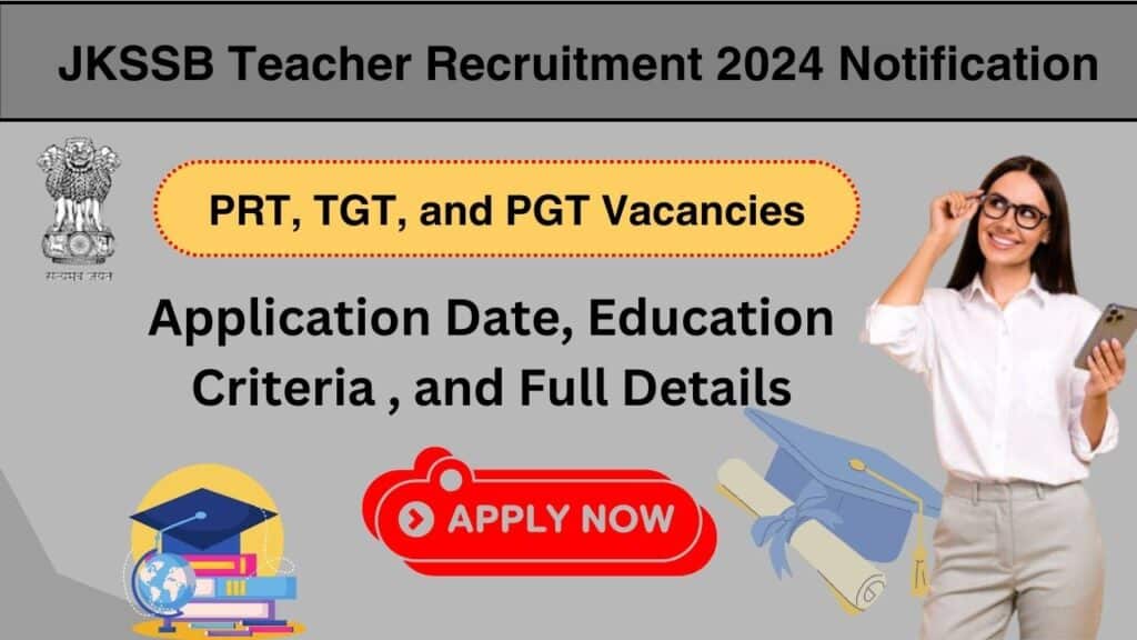 JKSSB Teacher Recruitment 2024: PGT,PRT,TGT Result notification Out